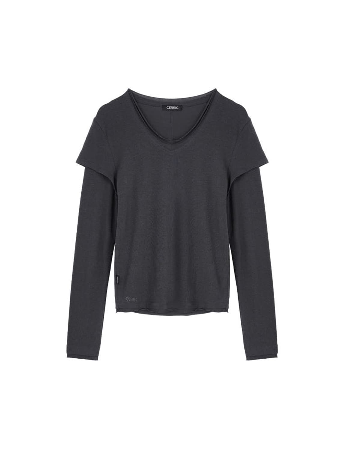 세릭 더블 레이어드 슬리브 탑 상품이미지1