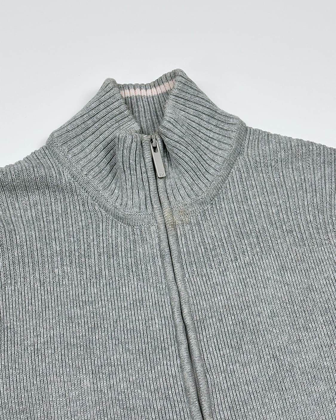 타미힐피거 니트 집업 그레이 상품이미지3