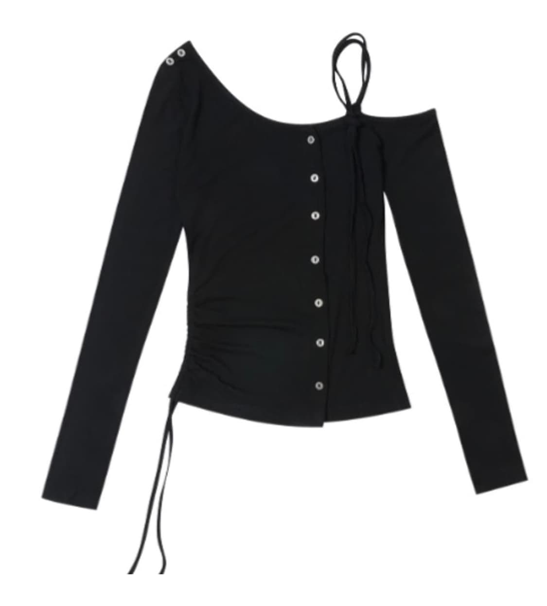 보헤미안서울 원숄더 스트링 티 상품이미지1