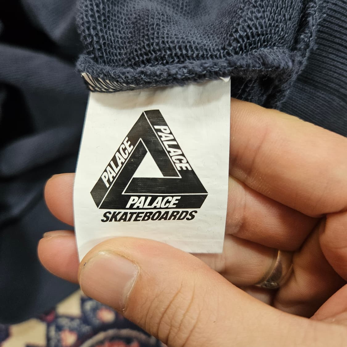 팔라스(PALACE) 믹스업 네이비 후드 티셔츠 L size 상품이미지8