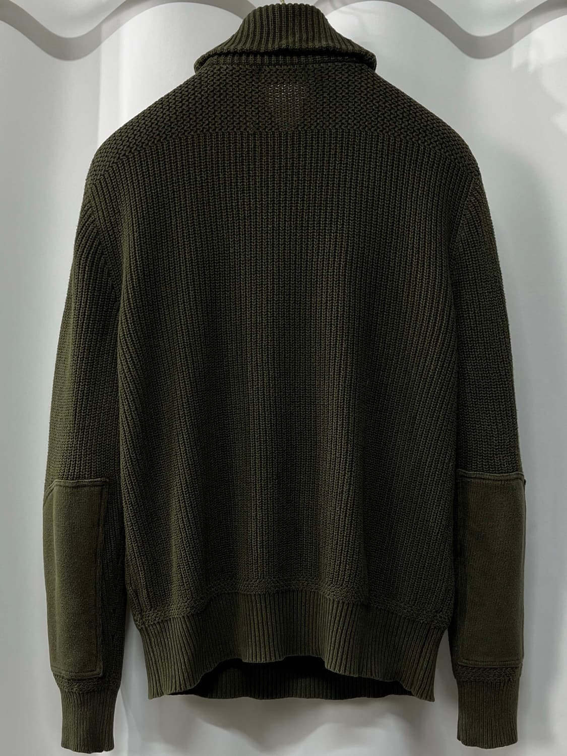 폴로 랄프로렌 올리브드랩 코만도 엘보패치 밀리터리 스웨터 상품이미지2