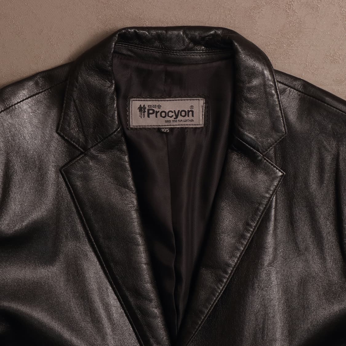 빈티지 양가죽 레더 블레이저 A1526 상품이미지2