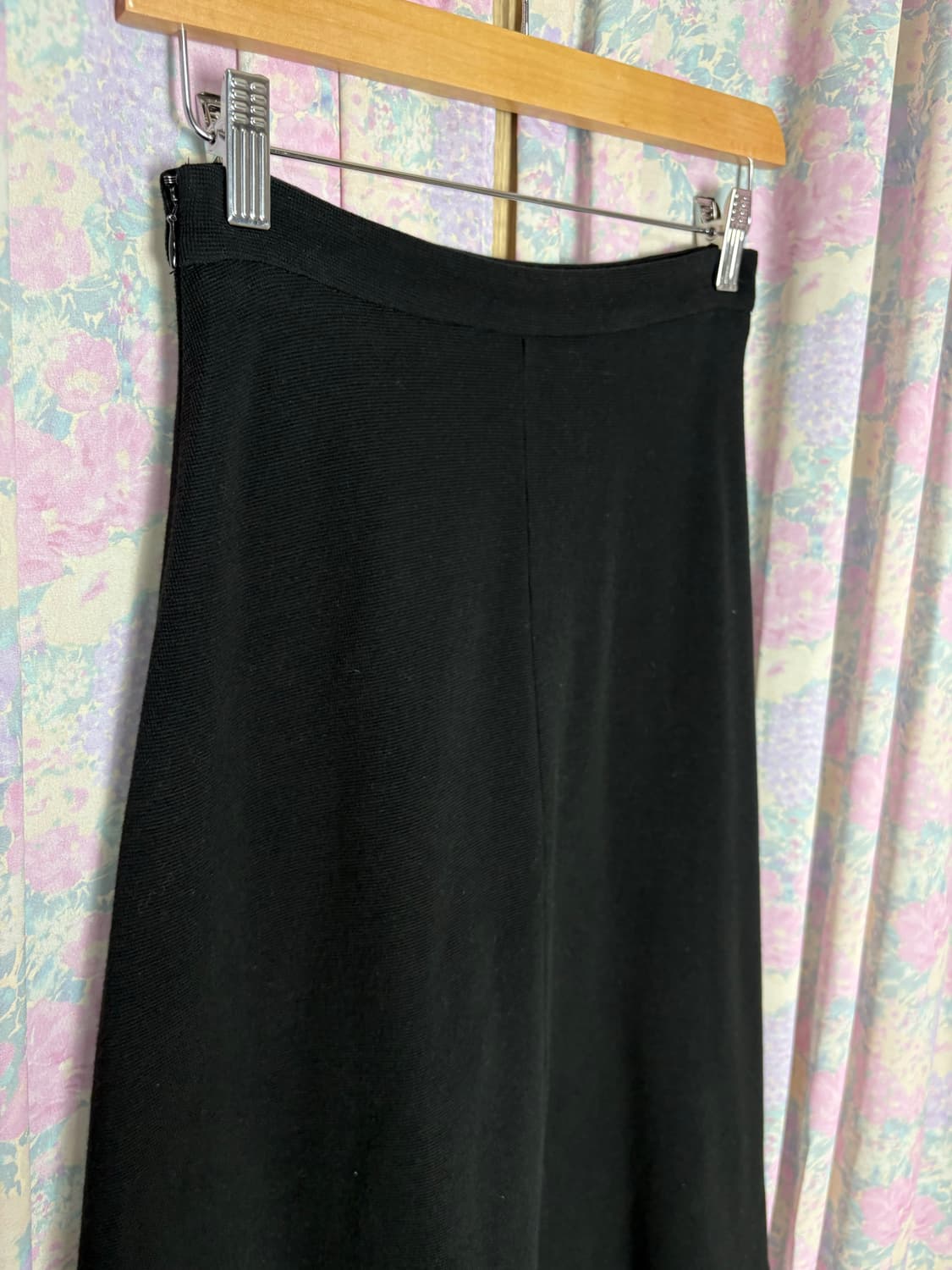 블랙 미디 스커트  상품이미지10