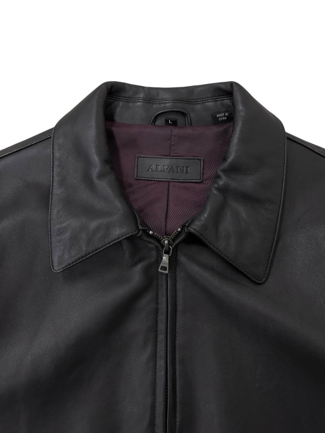 빈티지 레더 가죽자켓 블랙 (L~2XL) 상품이미지3