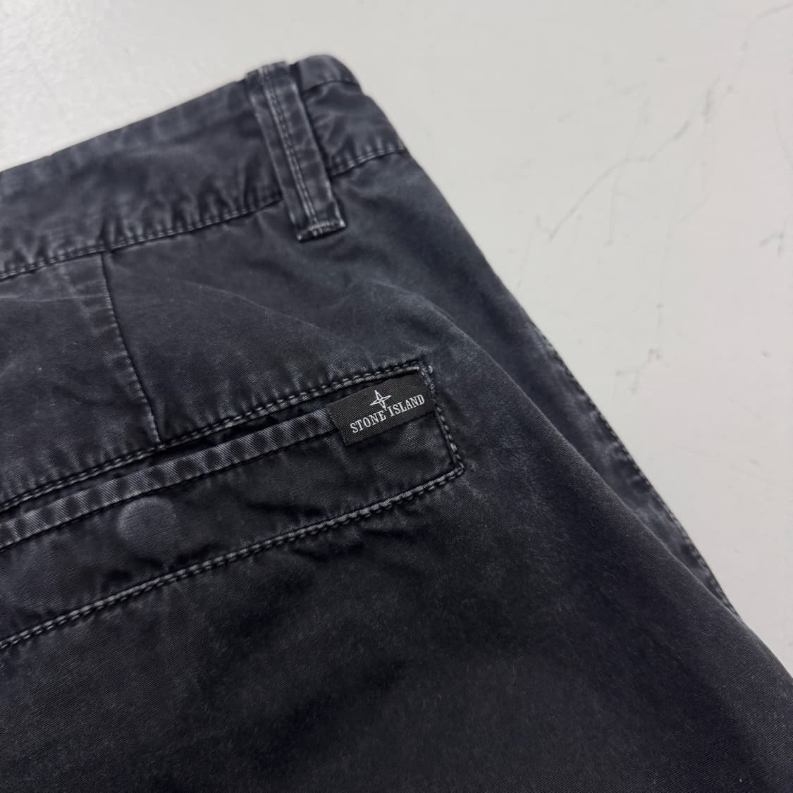 스톤아일랜드 스톤워싱 가먼트다잉 코튼 팬츠 상품이미지7