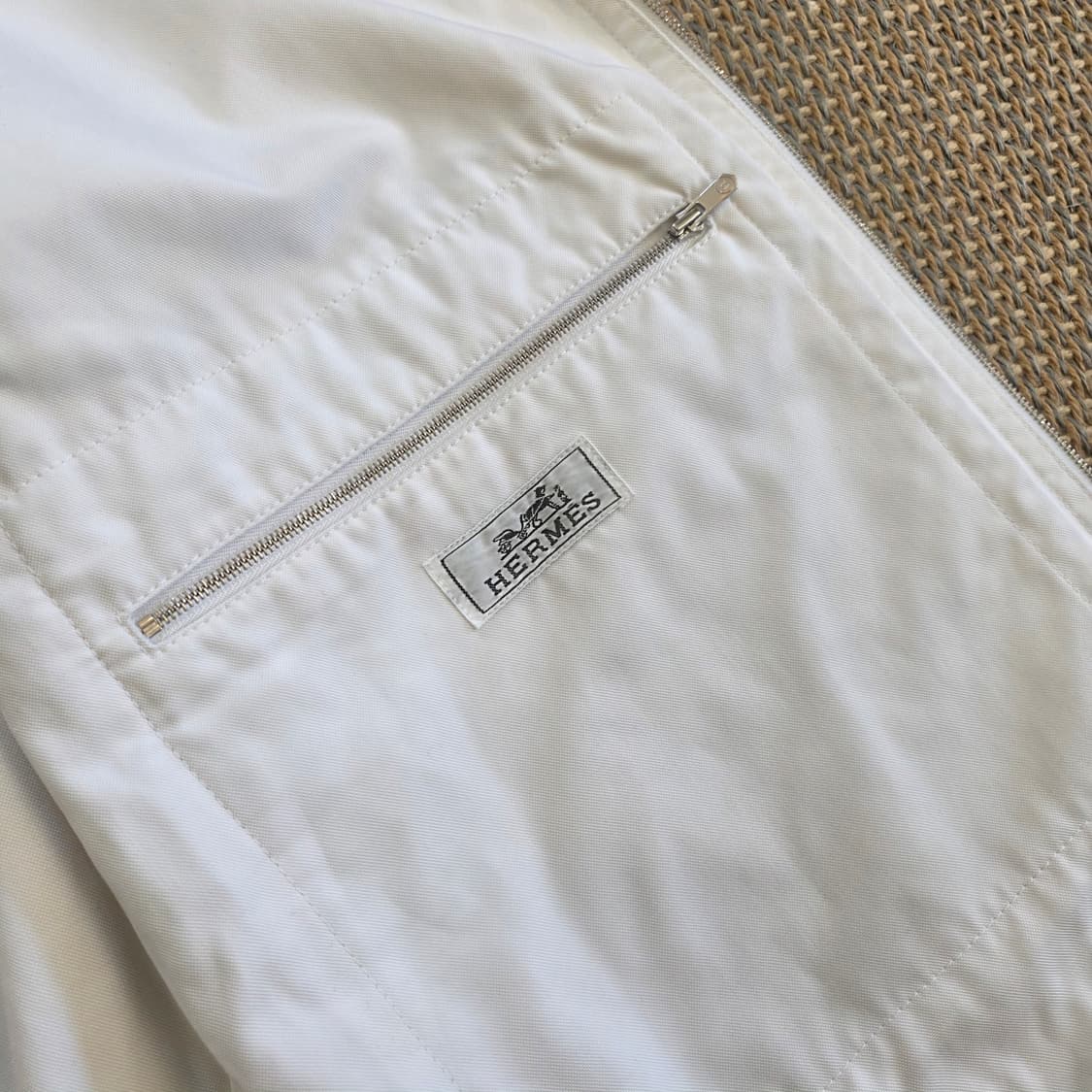 HERMES 에르메스 프랑스 최상급 테크원단 후드 베스트 상품이미지7