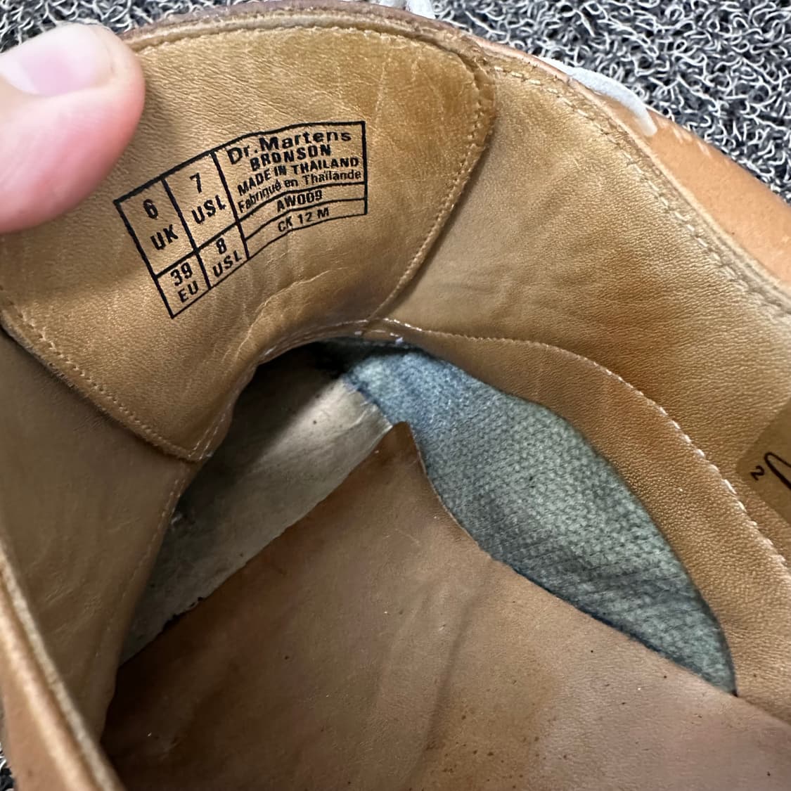 닥터마틴 브론슨 러퍼 구두 브라운 250사이즈 상품이미지4