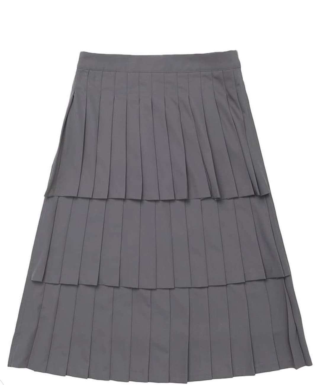 언노운블루 OG PLEATS SKIRT (GREY) 상품이미지4