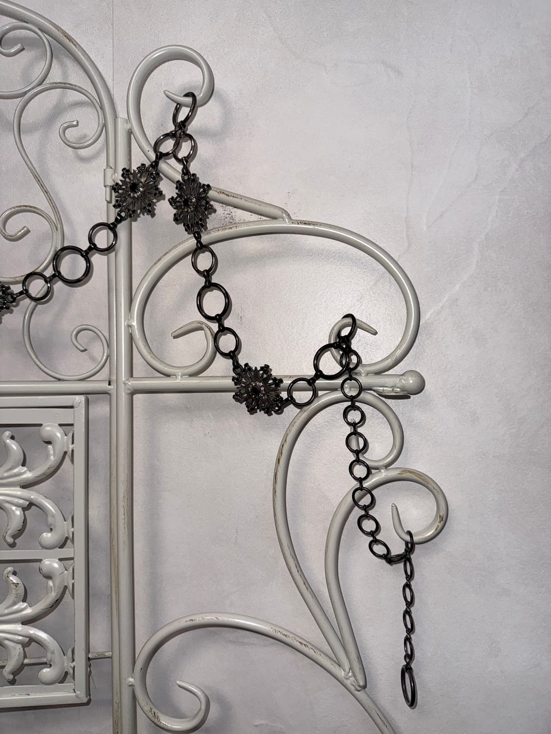 Black fairy snowflake cubic chain belt 상품이미지3