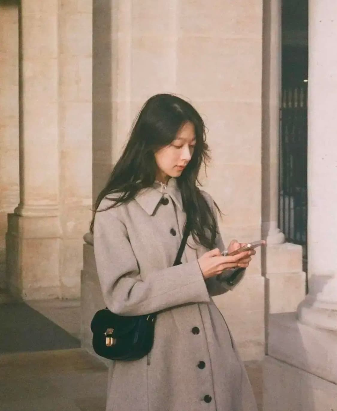 택O) 앤유 엔젤 코트 다크 베이지 상품이미지2