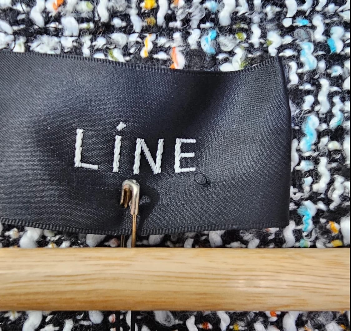 (새상품) LINE 슬림라인 트위드 롱자켓 ~66 상품이미지8