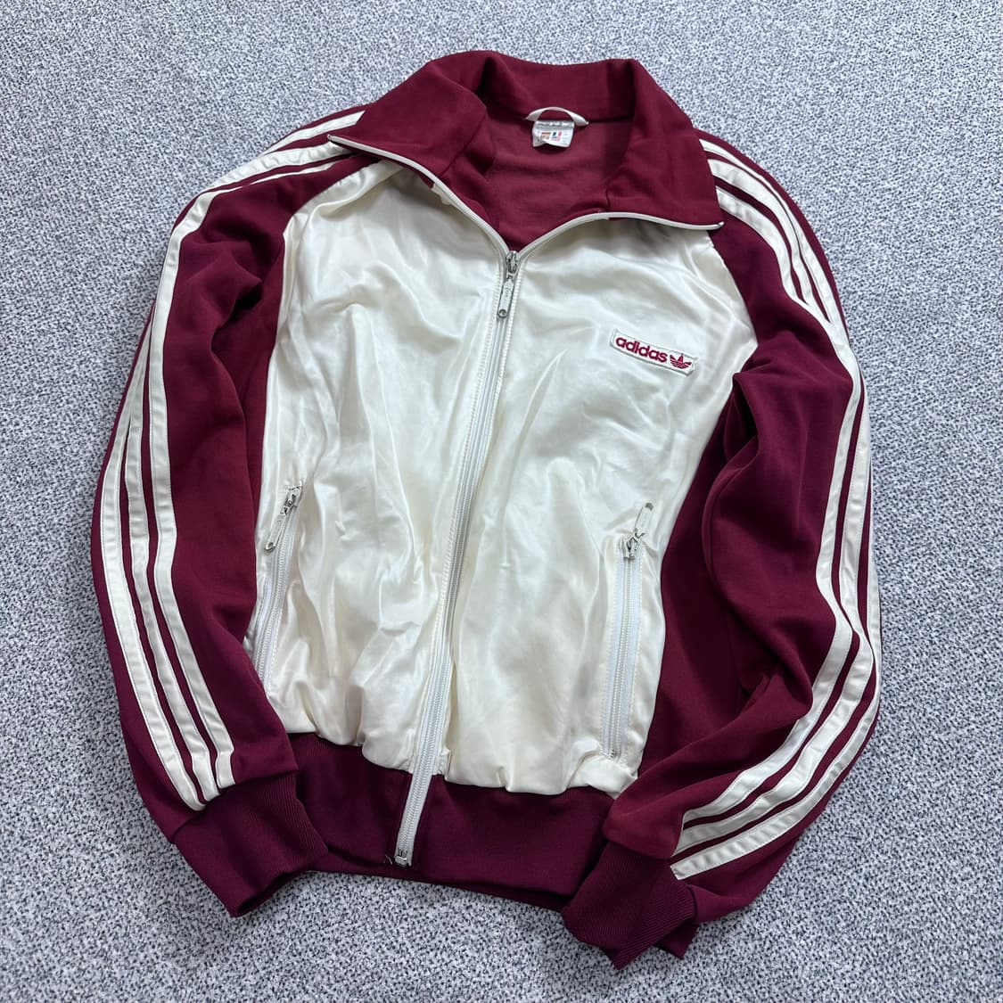 아디다스 버건디 져지 트랙탑 상품이미지1