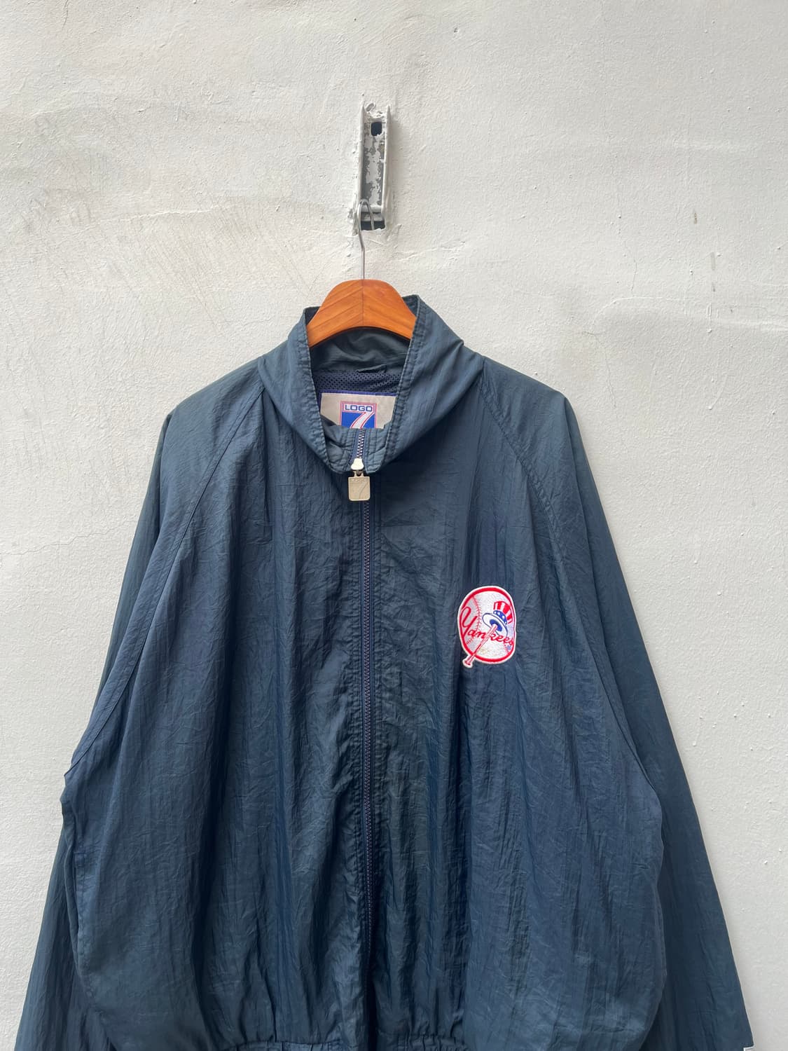 90s LOGO 7 양키스 나일론 자켓  상품이미지2