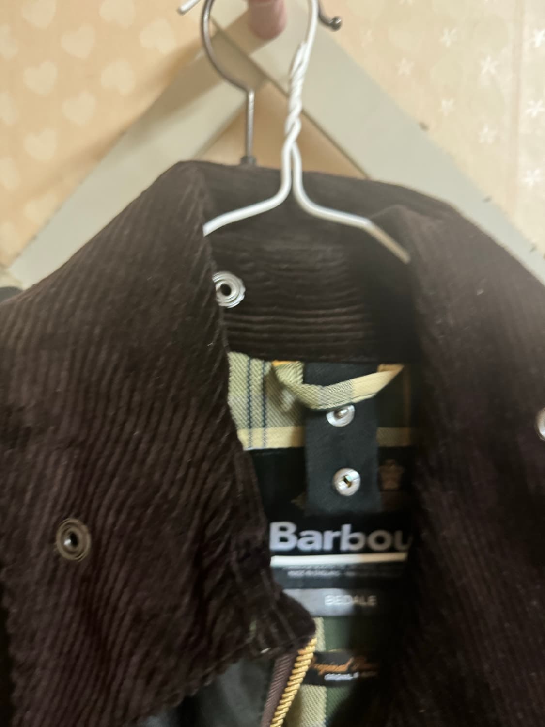 바버 비데일 왁스 자켓 세이지 uk42 상품이미지2