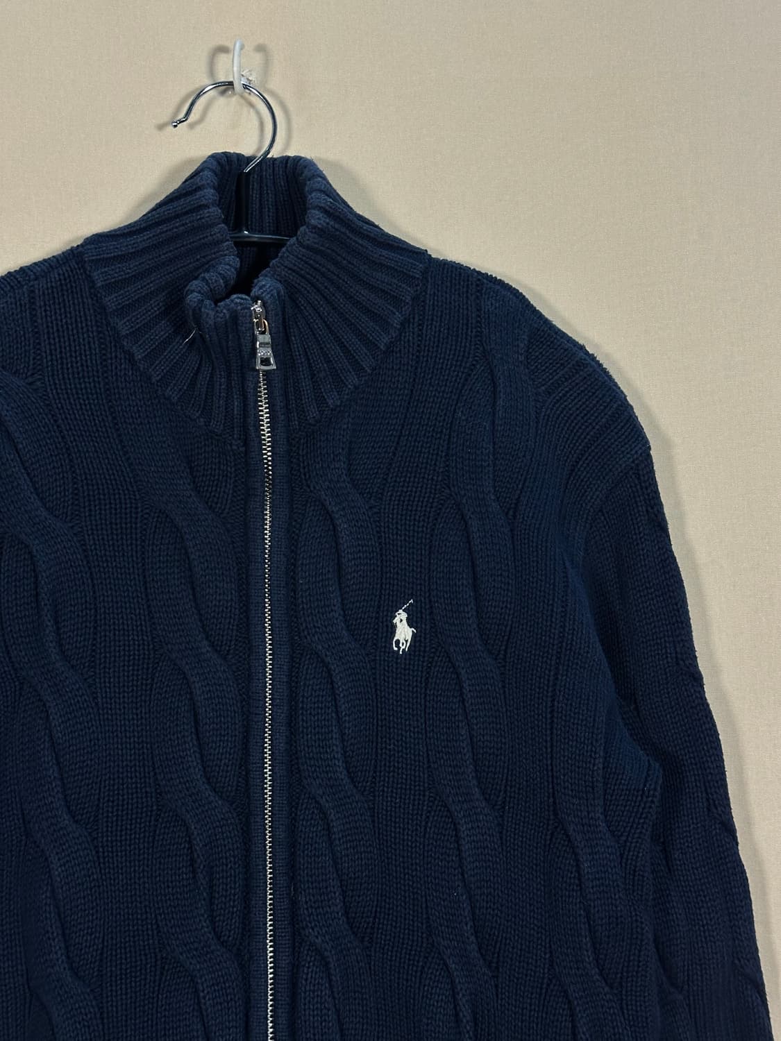 폴로 랄프로렌 케이블 니트집업 처분  상품이미지2