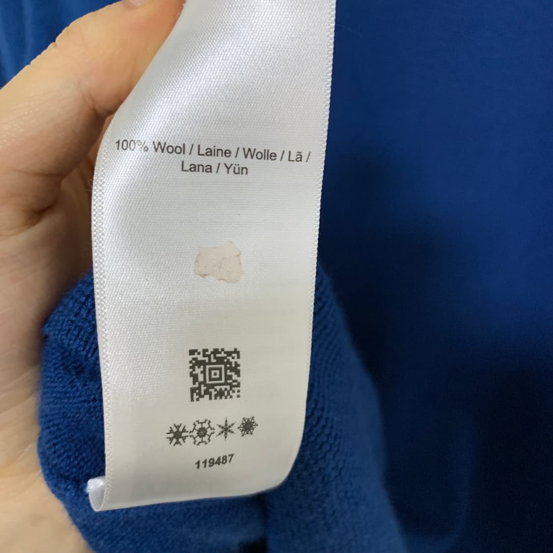 프레드페리 네이비 블루 빈티지 니트 M  상품이미지5