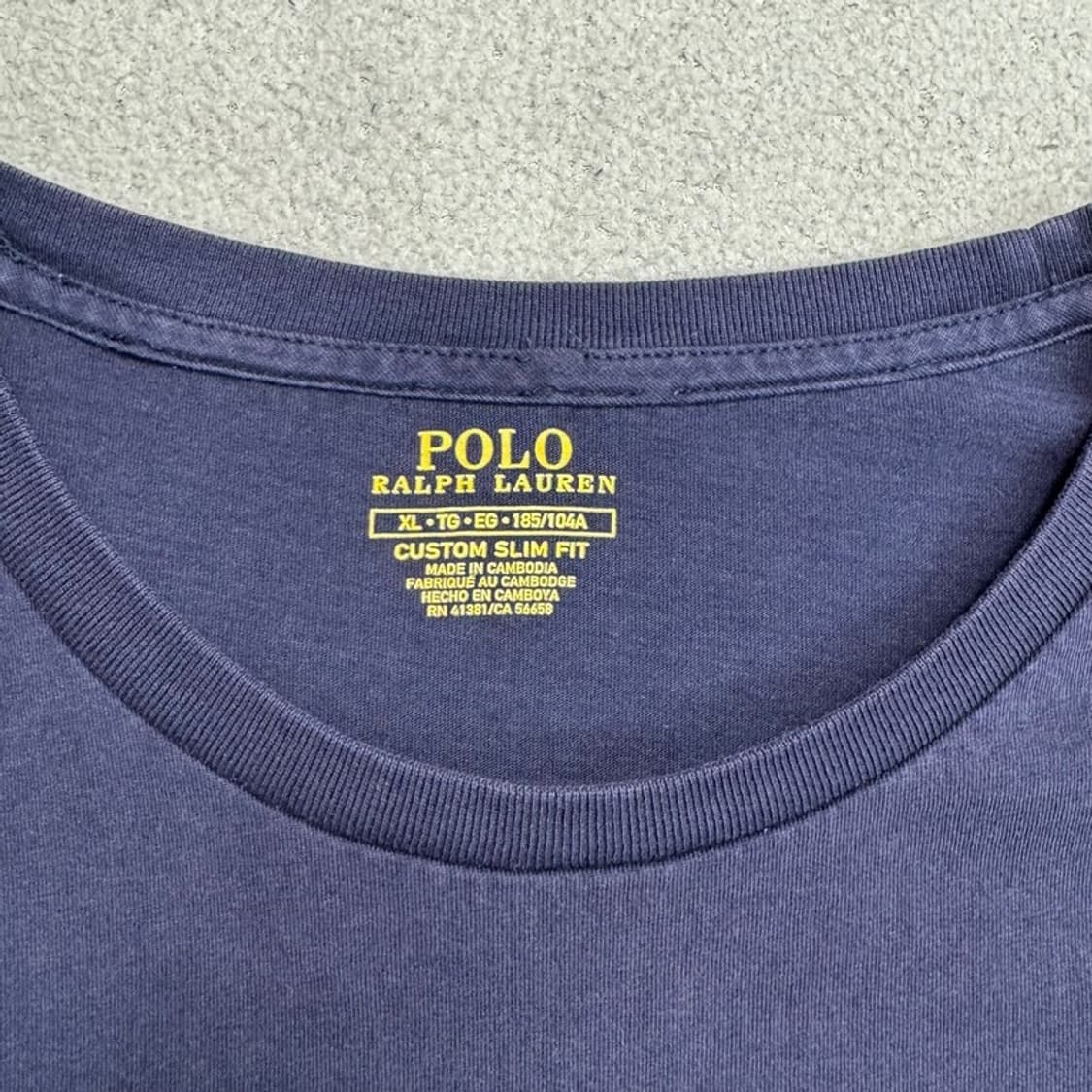 RALPH LAUREN 반팔 티 네이비 XL 상품이미지4