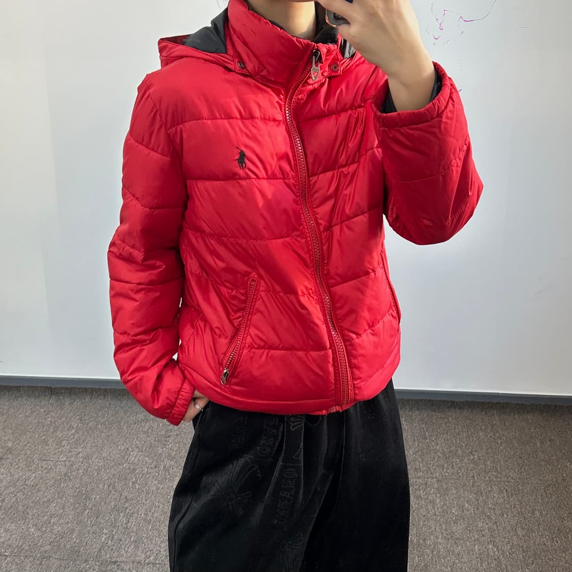 Polo 폴로 블랙포니 레드 패딩 상품이미지2