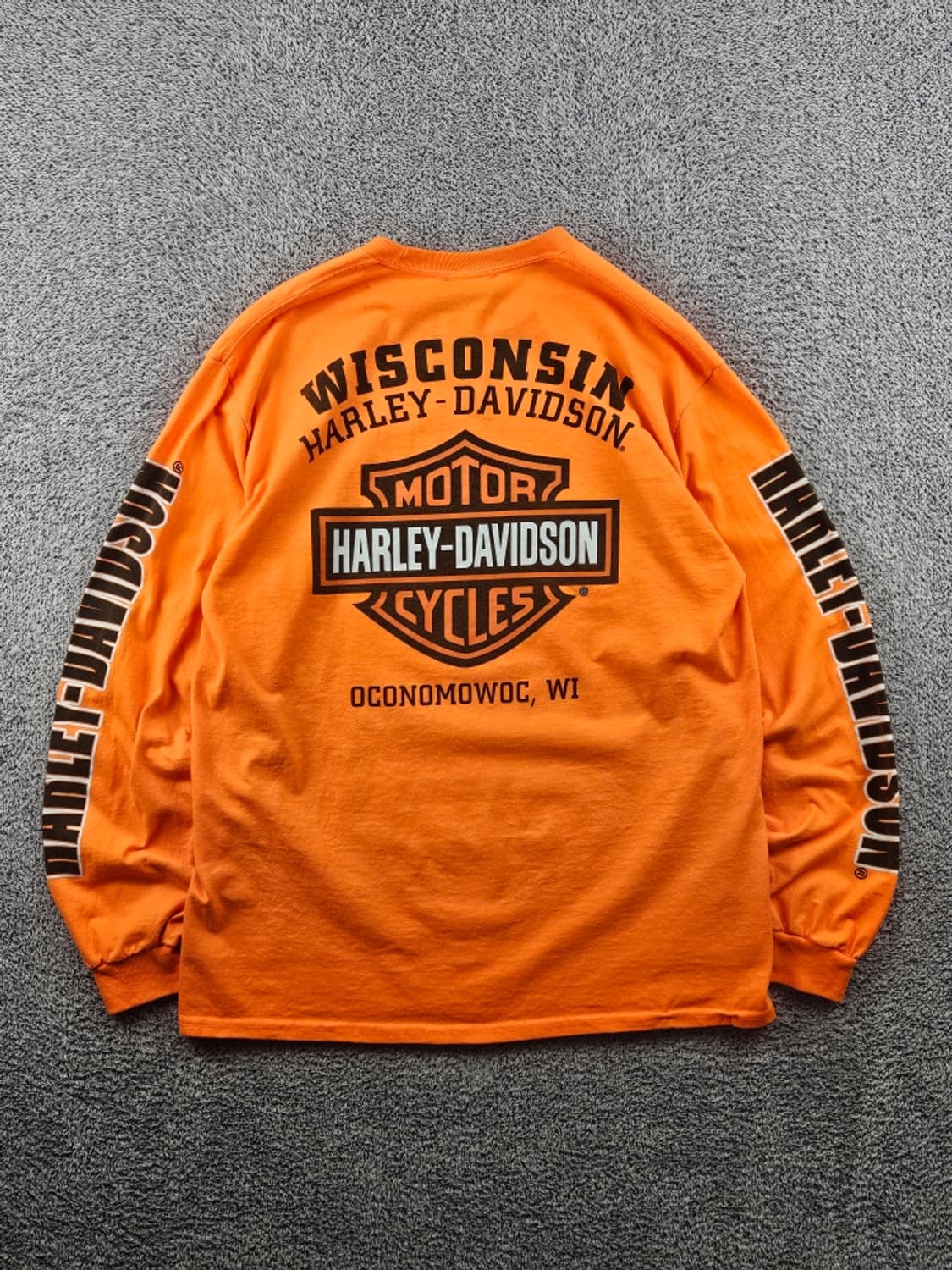 할리데이비슨 바 앤 실드 스펠아웃 롱 슬리브 (L추정) / 11523 상품이미지1