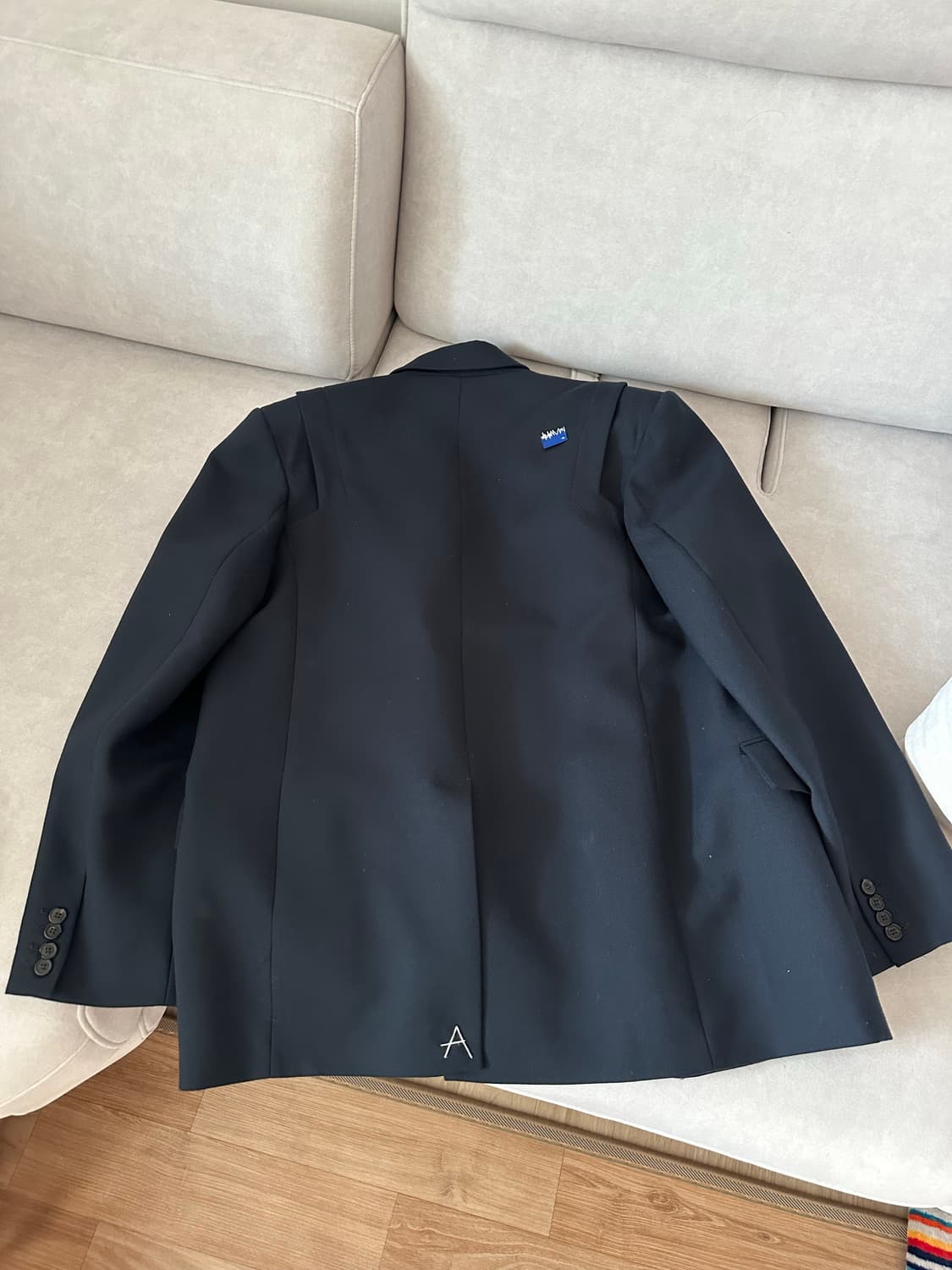 자라 x 아더에라 오버사이즈 블레이저 네이비 M 상품이미지2