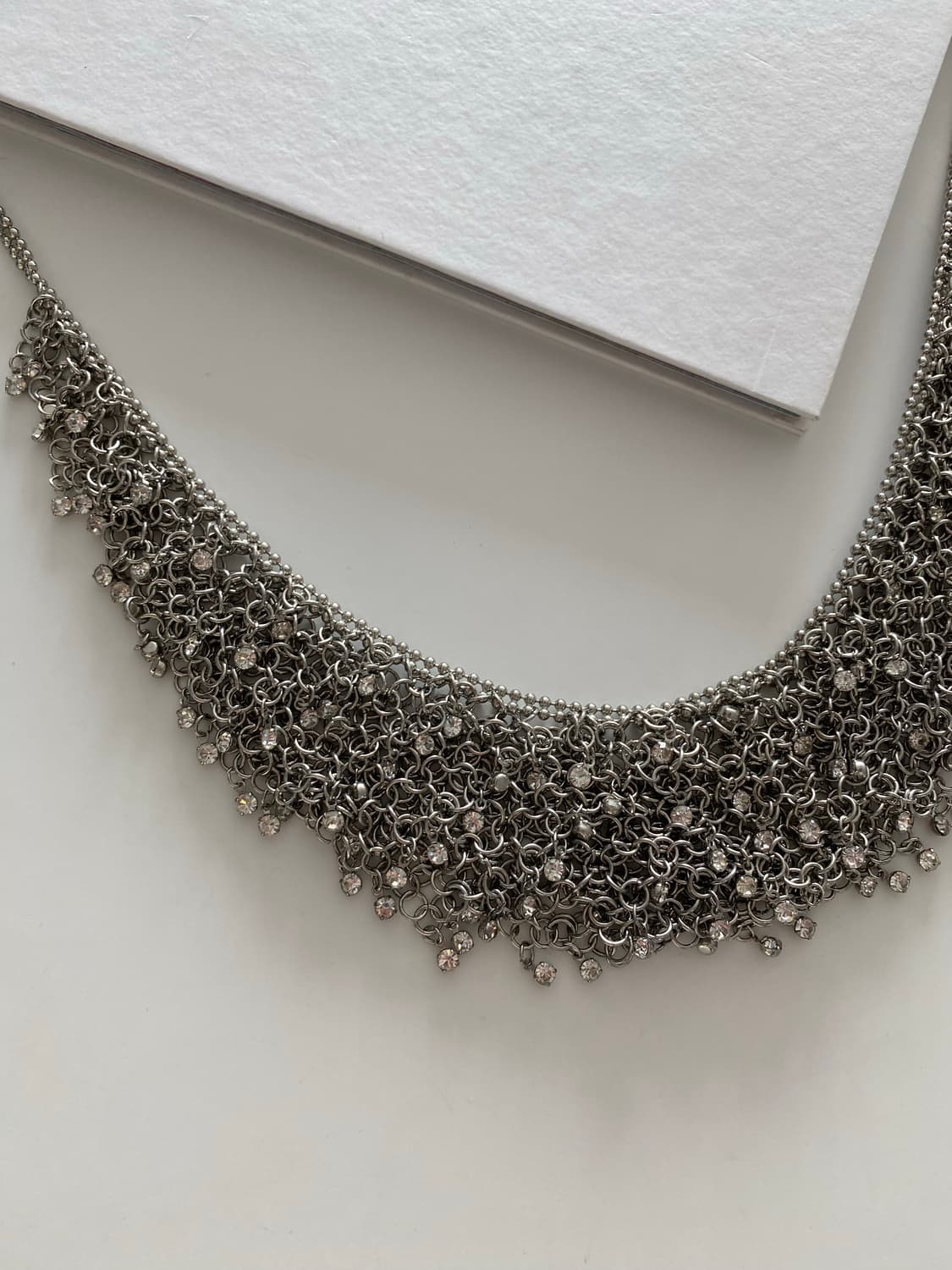 일본수입 크리스탈 큐빅 체인 벨트 상품이미지5