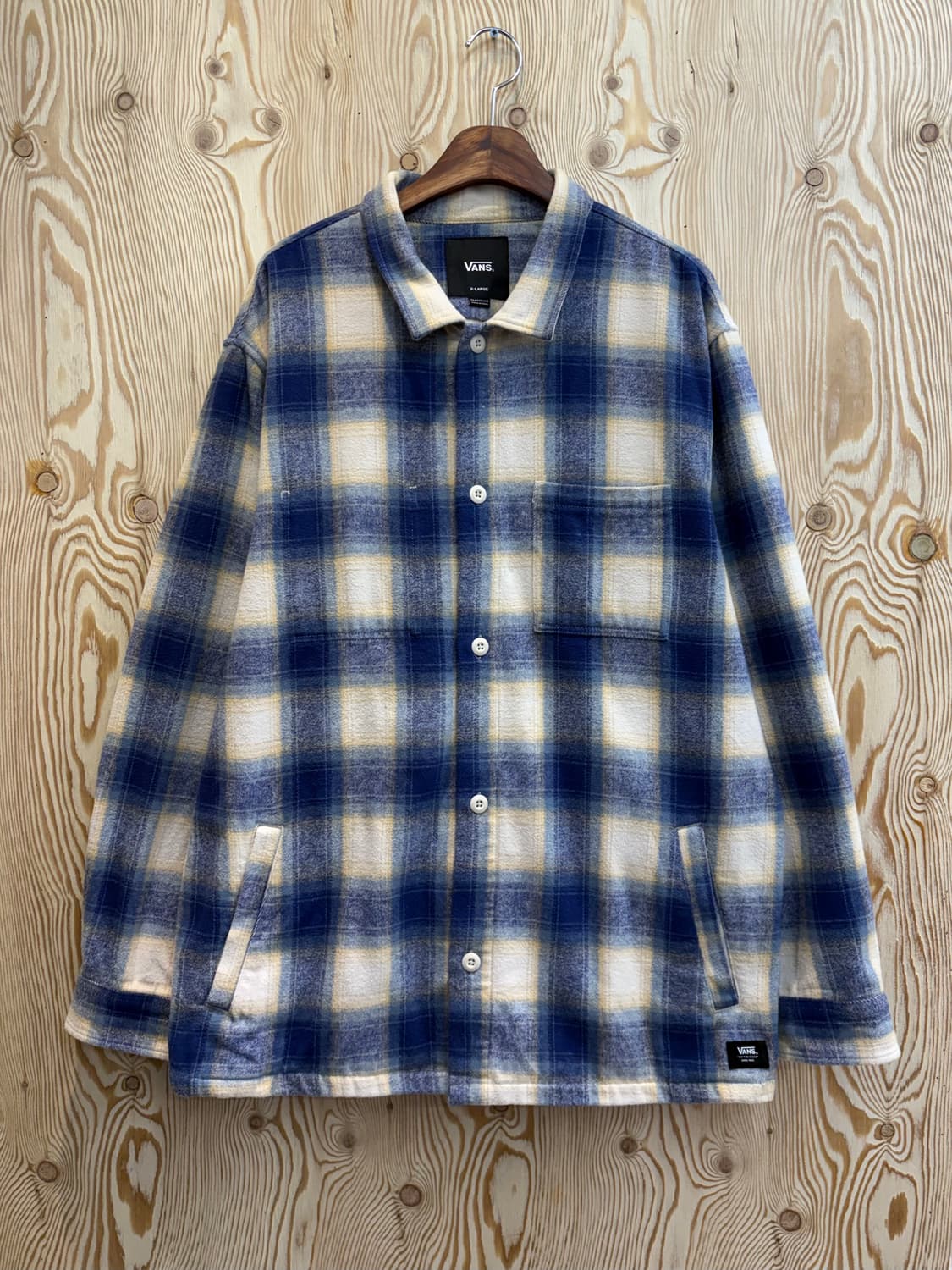 반스 체크 셔츠자켓 상품이미지1