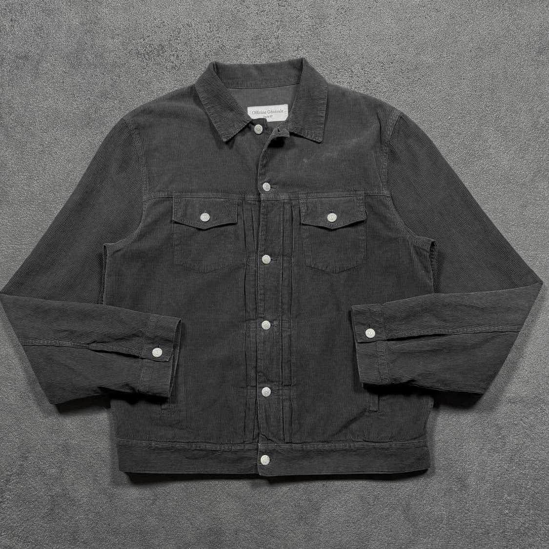 Officine Generale 오피신 제네랄 코듀로이 트러커 자켓 상품이미지1