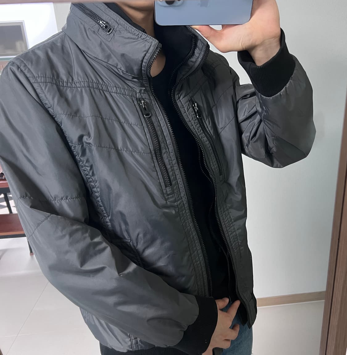 더블 집업 나일론 자켓  상품이미지1