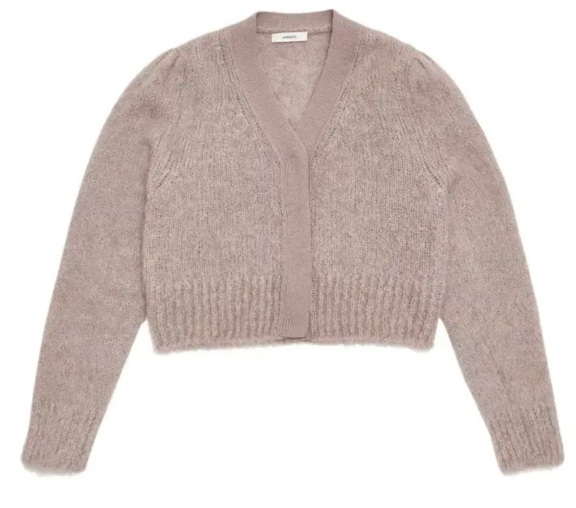 아모멘토 그랜마 가디건 핑크 상품이미지1