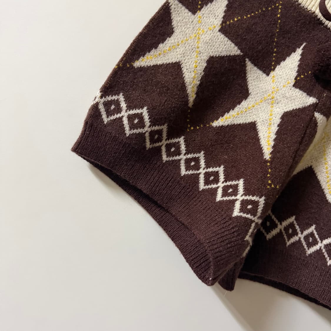 새상품 여자 니트 방울 반바지 (브라운) 상품이미지2