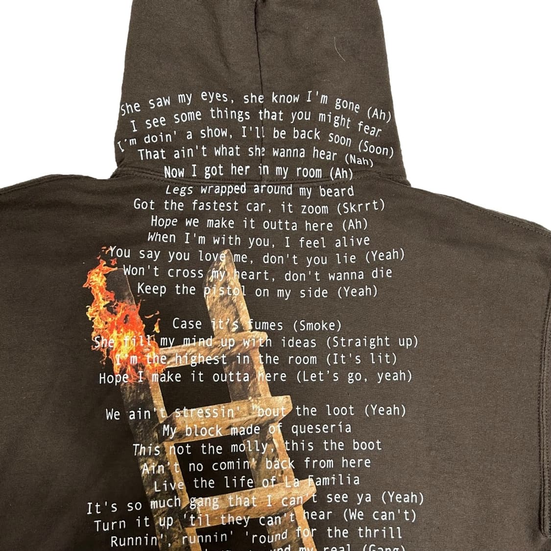 Cactus Jack lyrics hoodie M 상품이미지4