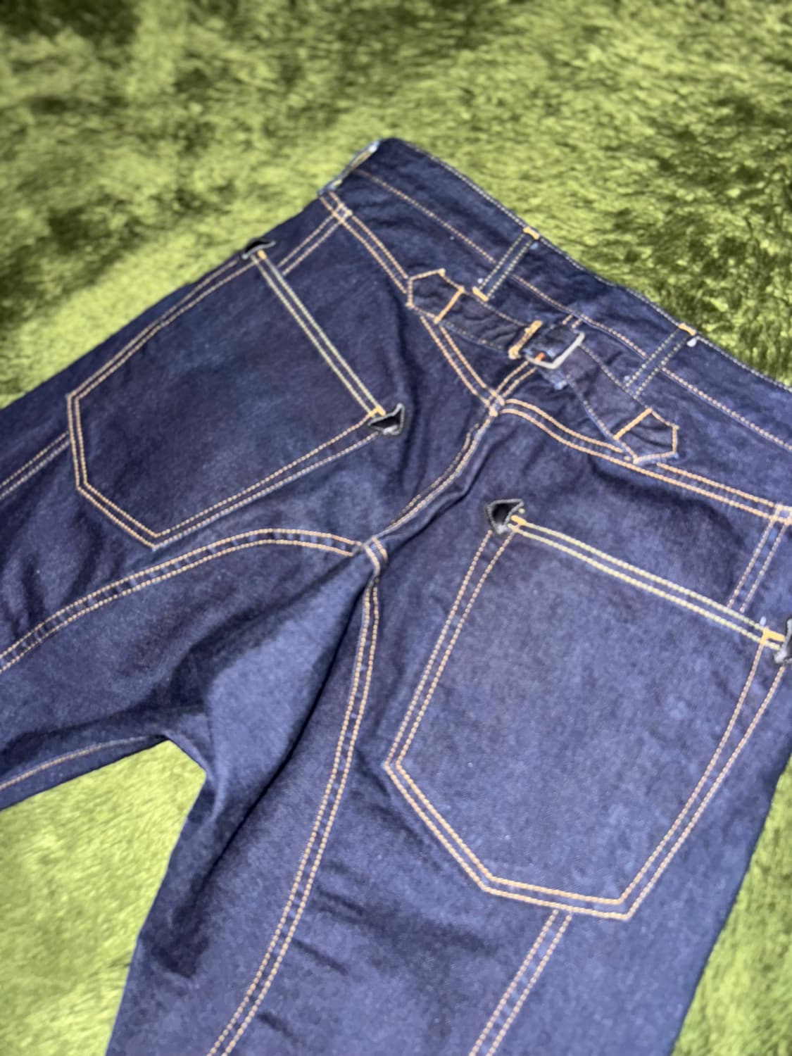 [S] 꼼데가르송 준야와타나베 14AW 신치백 사루엘 데님 팬츠 상품이미지9