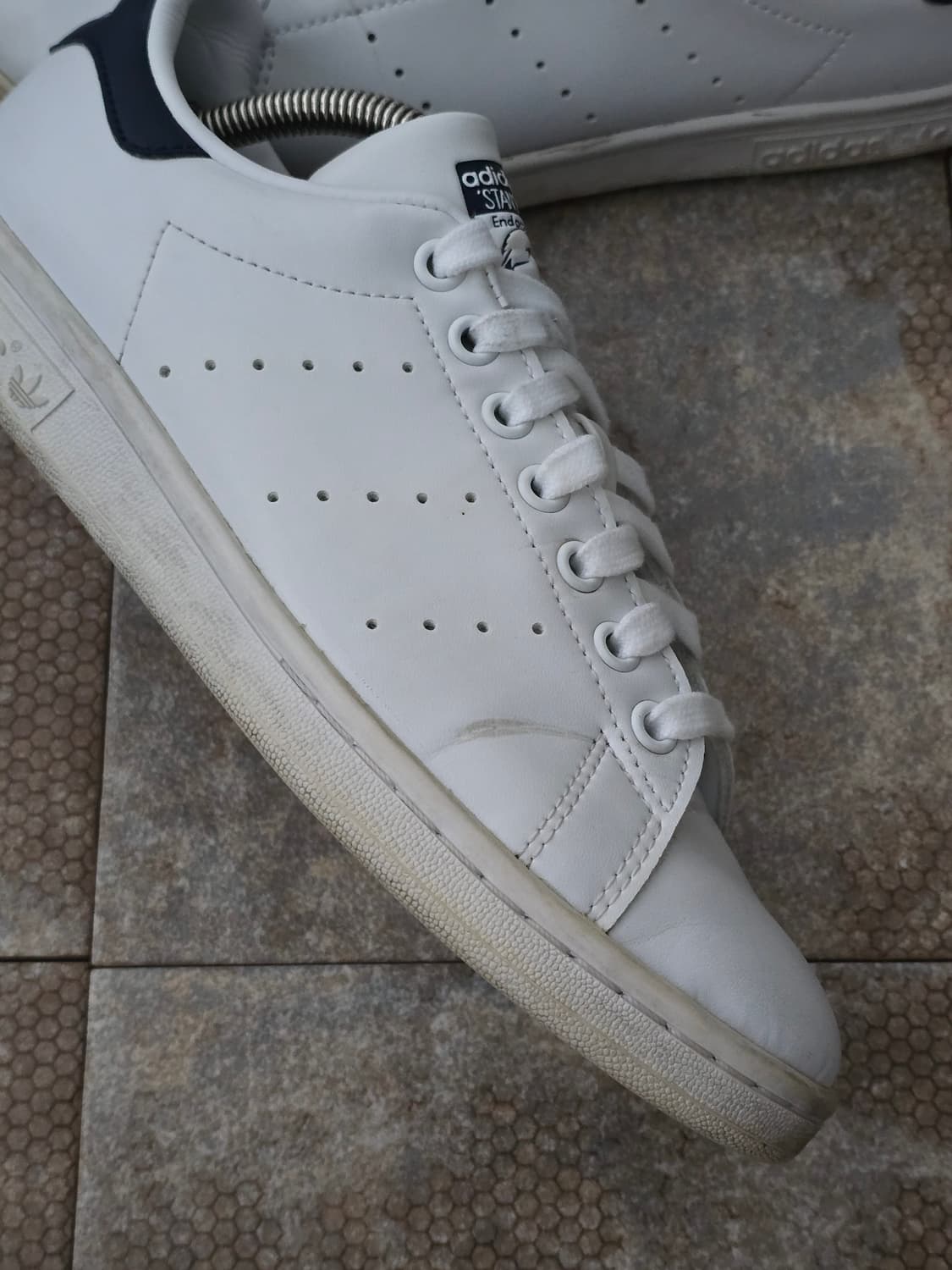 (245)아디다스 스탠스미스 화이트 네이비  상품이미지7