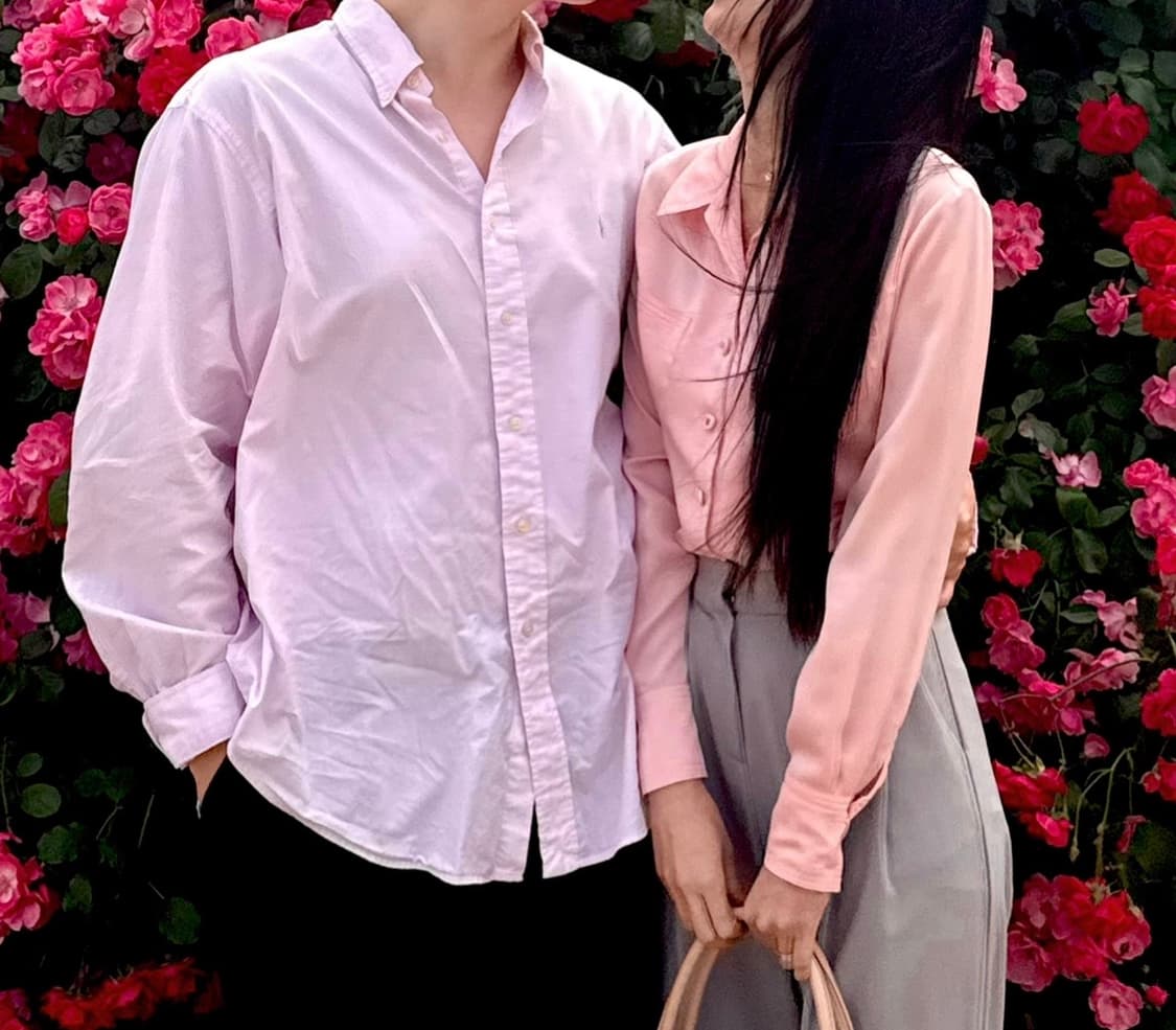 (착샷O) 폴로 랄프로렌 연핑크 셔츠 상품이미지9