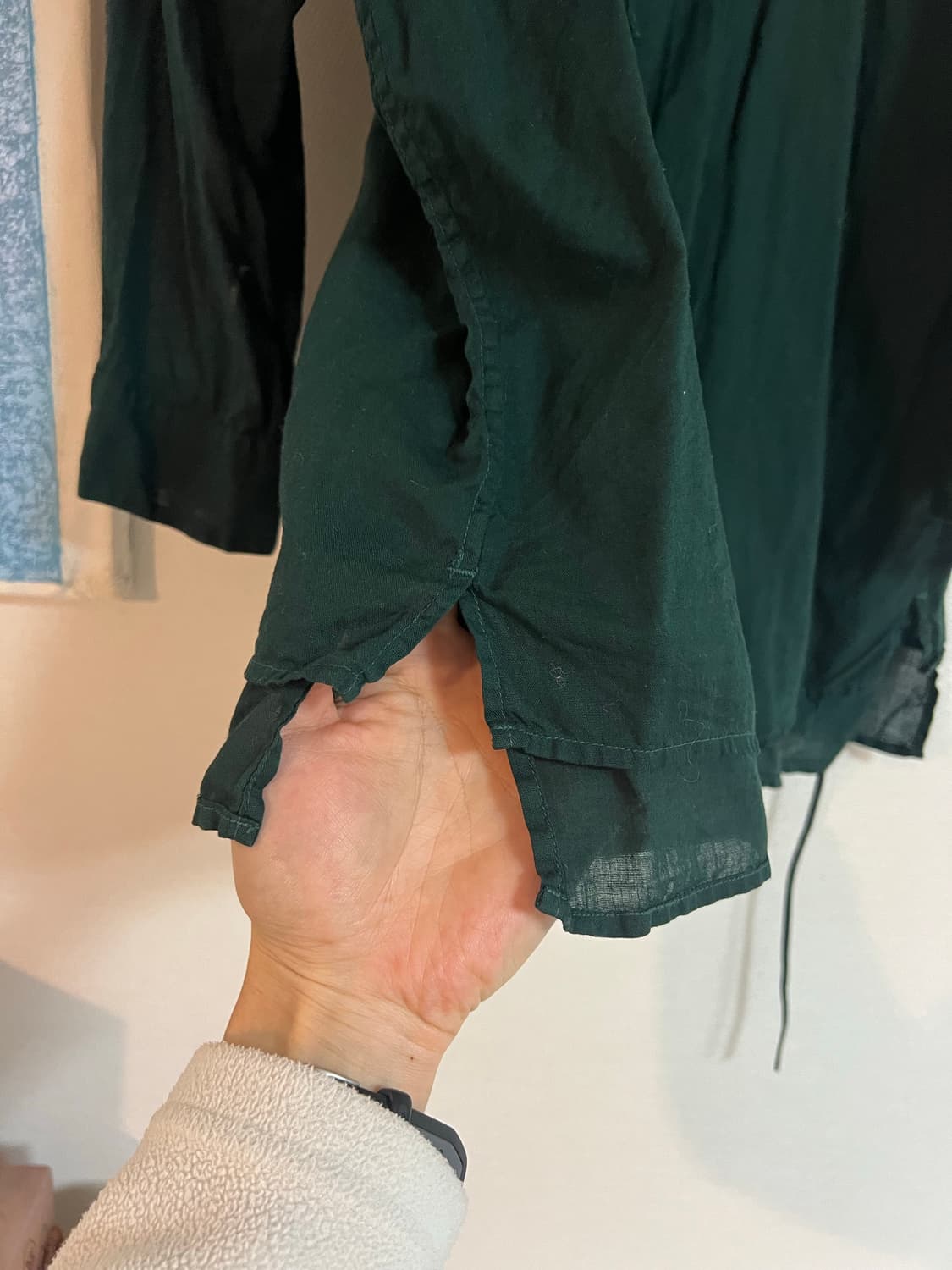 캐피탈 백 스모킹 루즈 블라우스 3사이즈 상품이미지6