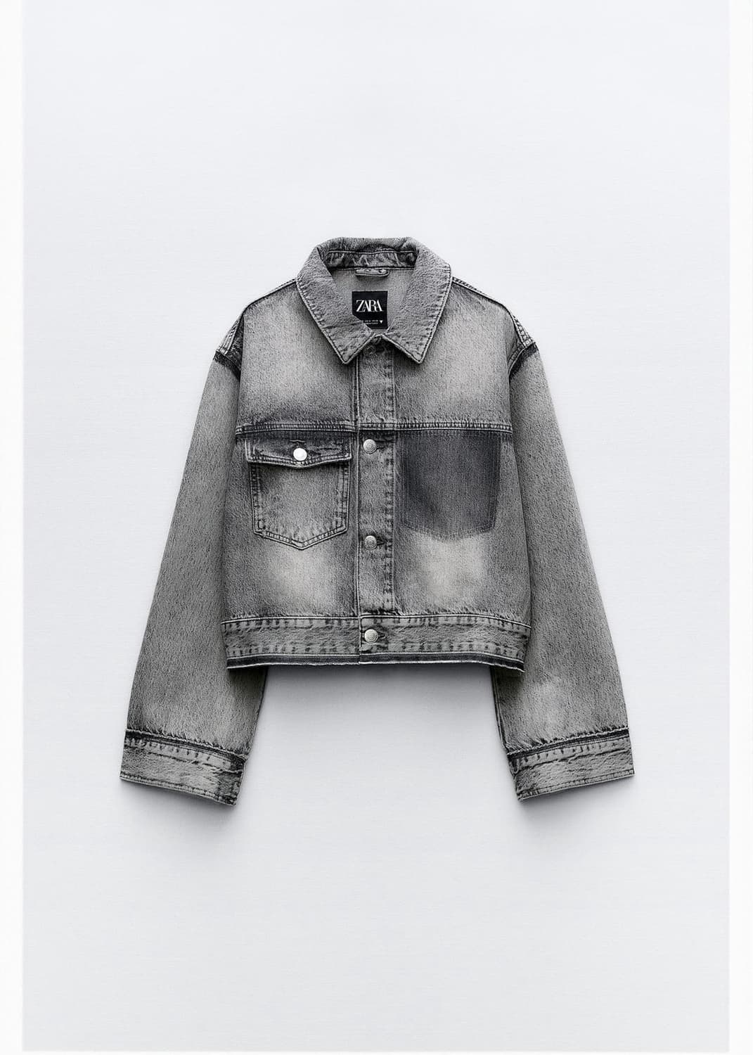 자라 TRF 데님 점퍼 (데님 자켓) L 상품이미지1