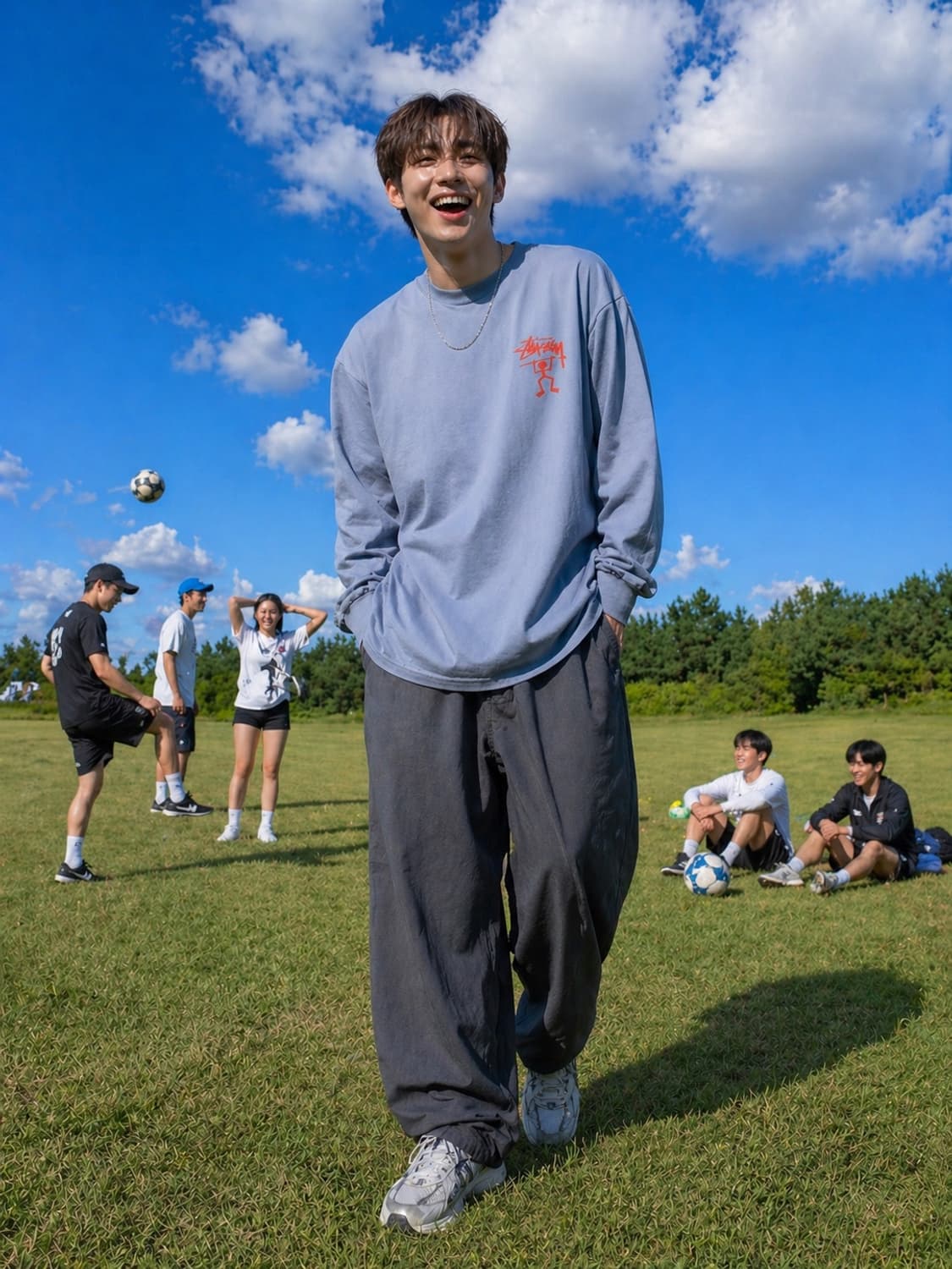 Stüssy 스투시 인터내셔널 트라이브 롱슬리브 (스카이블루) 상품이미지2