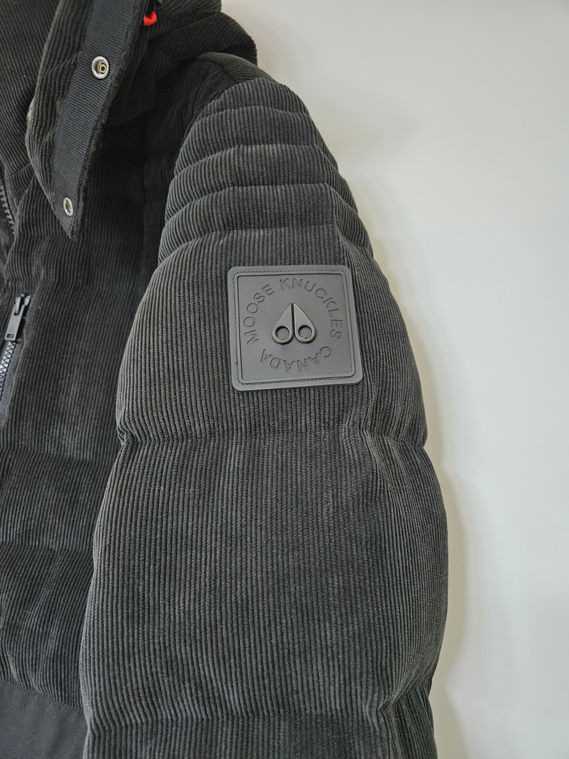 무스너클 블랙 코듀로이 패딩 shipyard jacket 상품이미지10