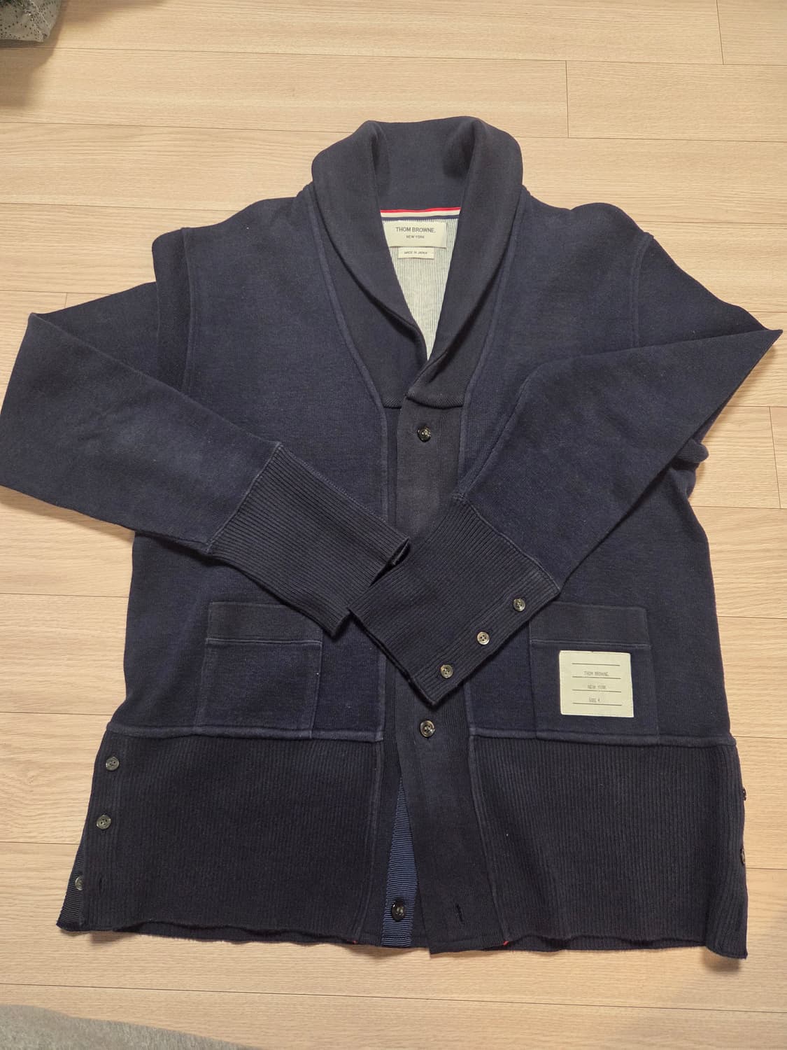 톰브라운 코튼 가디건  상품이미지1