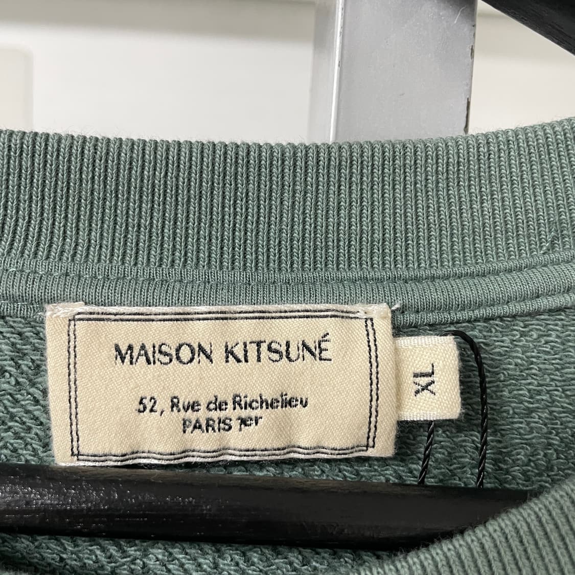 메종키츠네 그린 맨투맨 XL 상품이미지5