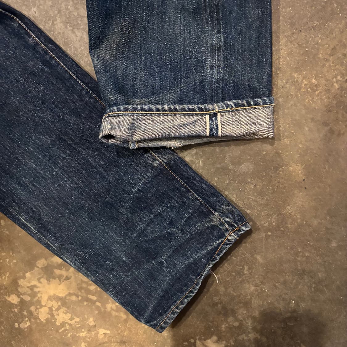 일본 레트로 크래프트 xx500 셀비지 데님 팬츠 상품이미지9