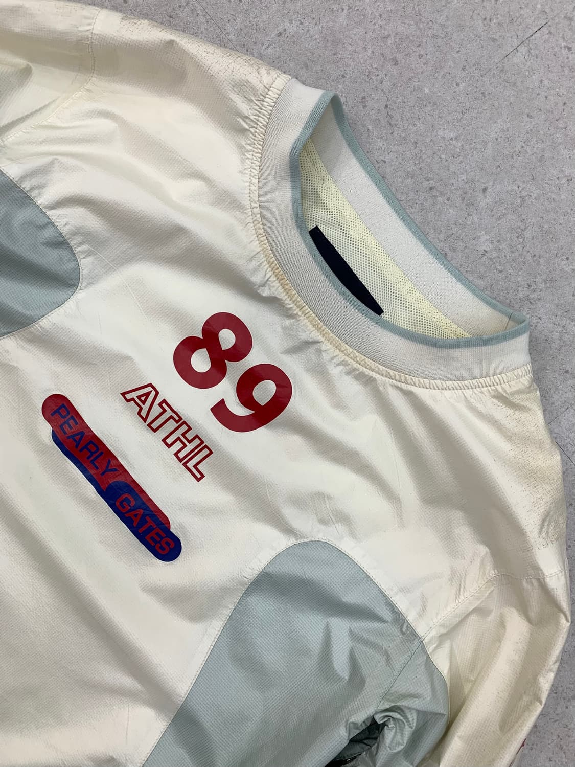 Pearly Gates 파리게이츠 우븐 풀오버 바람막이 상품이미지3