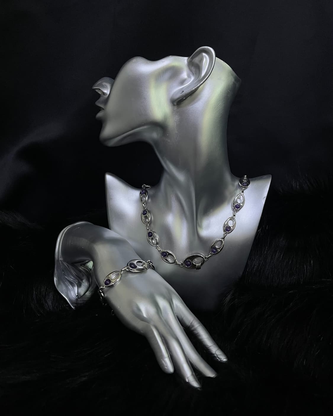 punkyouth necklace bracelet set 상품이미지1