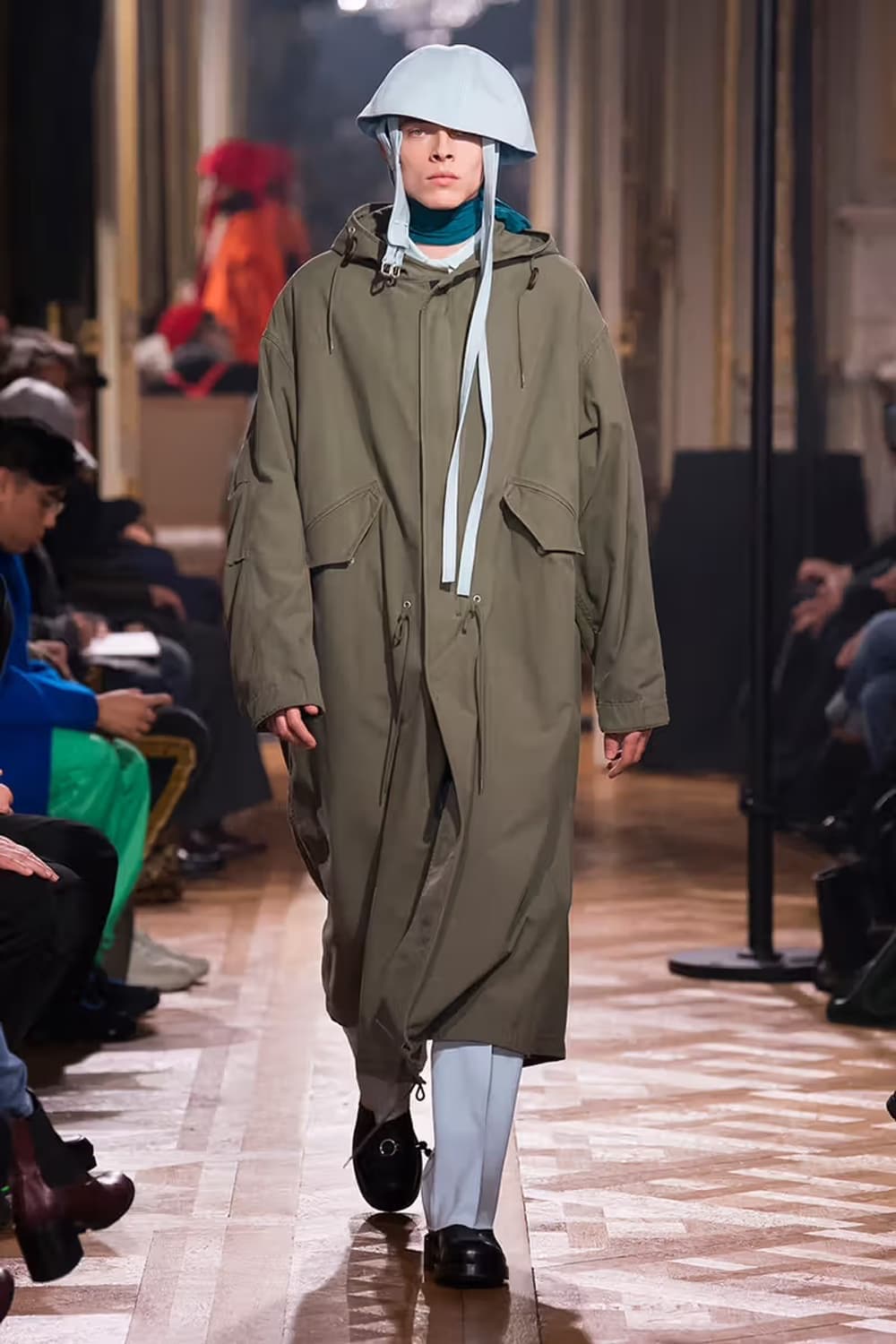 라프시몬스 19fw 롱 파카 상품이미지1