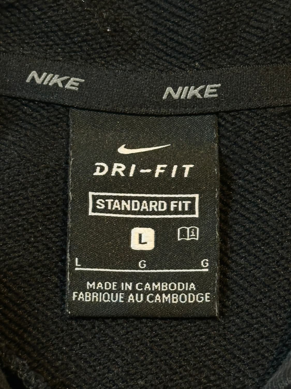 나이키 NIKE 드라이핏 빅 스우시 풀오버 후드티 블랙 상품이미지4