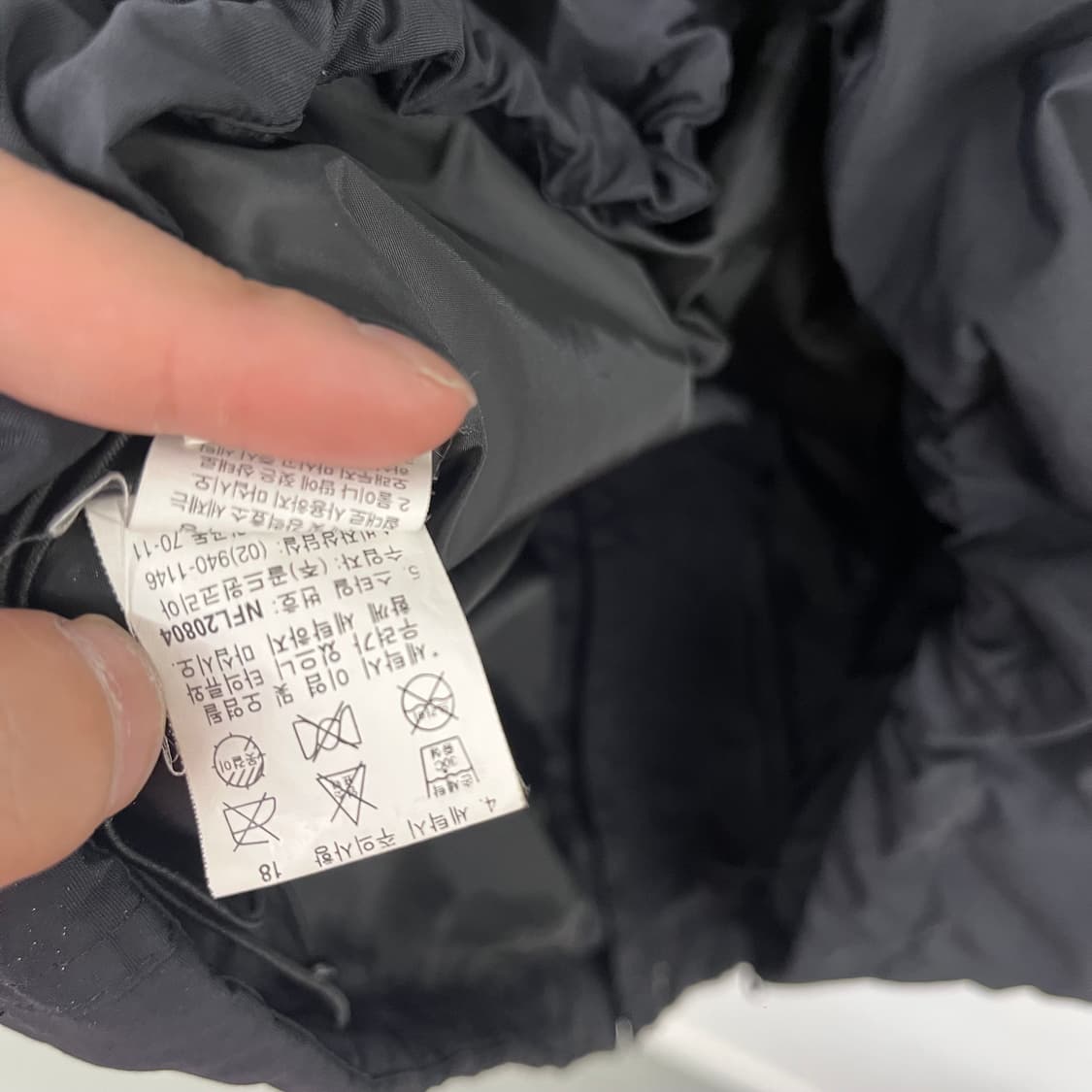 노스페이스 블랙 바람막이 자켓 상품이미지4