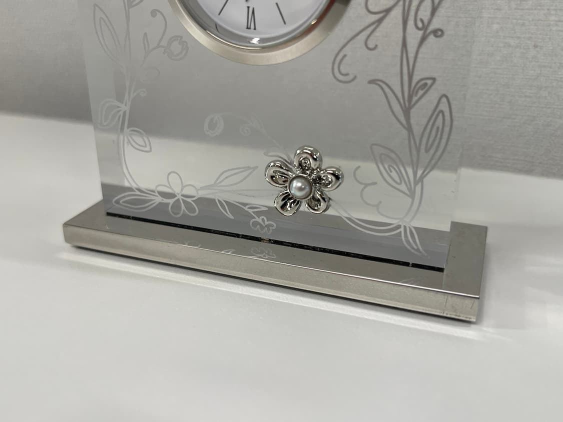 미키모토 펄 진주 아치형 탁상시계 MIKIMOTO 7번 상품이미지2