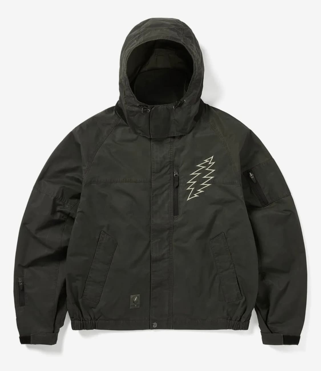 GD Lightning Bear Wind Jacket Off Black 상품이미지1