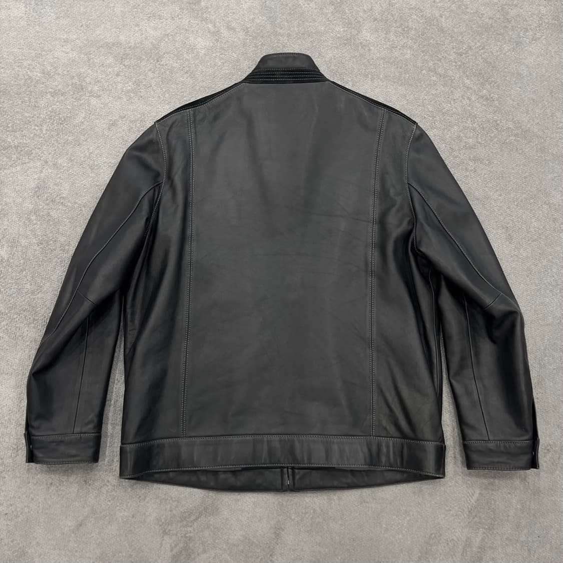 100 윈디클럽 양가죽 집업 스웨이드 레더자켓 상품이미지4