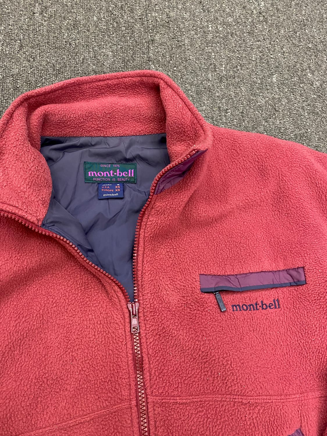 몽벨 플리스 집업 자켓 상품이미지4